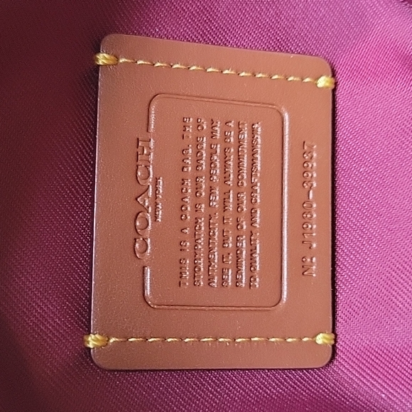 COACH Bethany Belt Bag Crossbody Signature Brown Leather with Classic Monogram - Picture 13 of 14